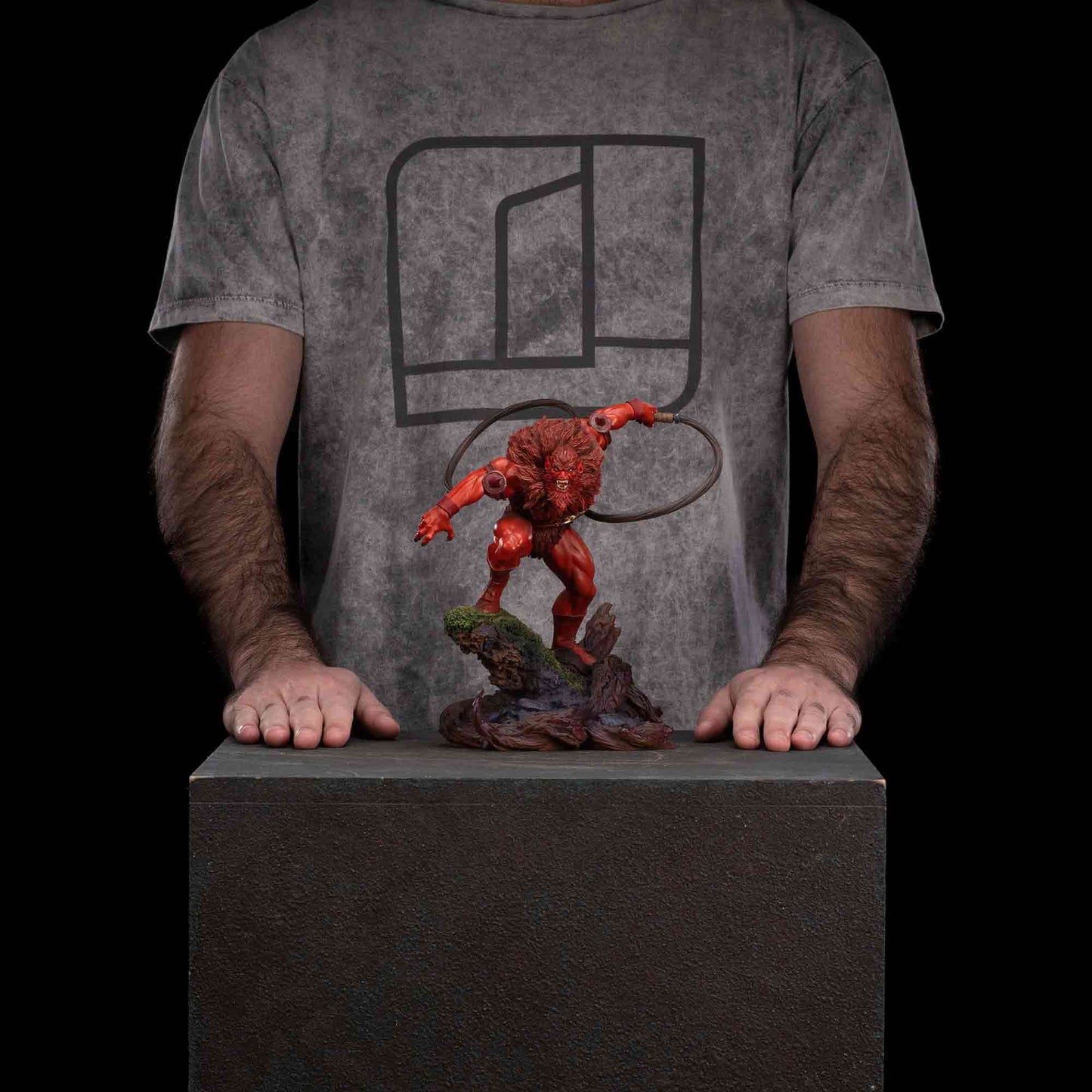Masters of the Universe: Red Beast Man (Exclusive 2024) - Art Scale Statue 1/10 - 23 cm
