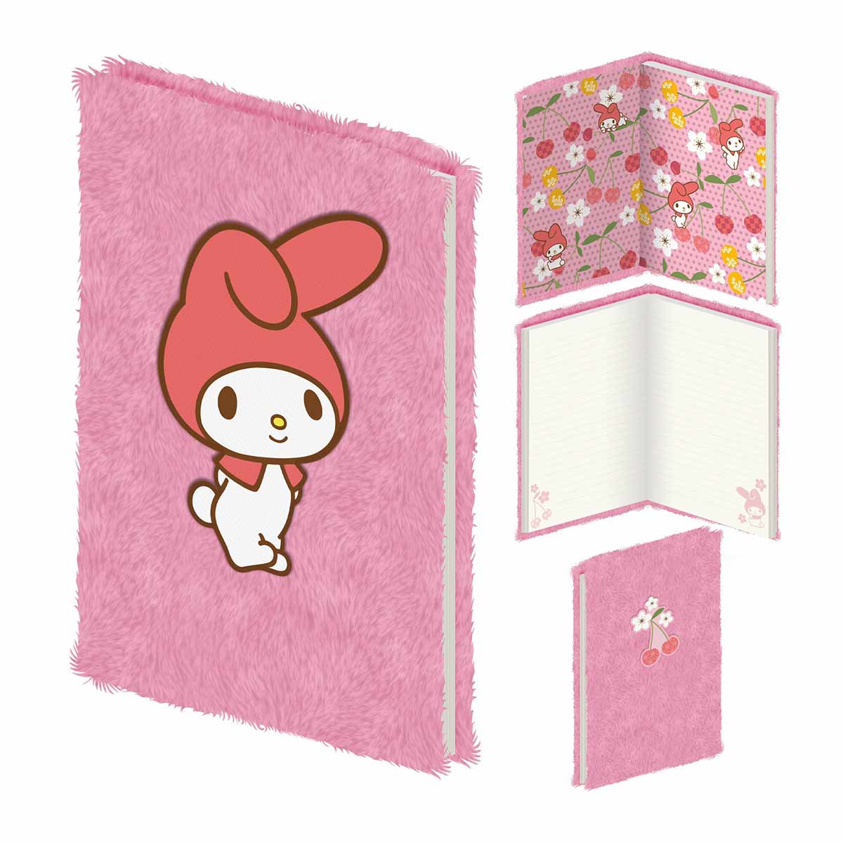 My Melody: Sanrio Cherry Blossom Plüsch-Notizbuch