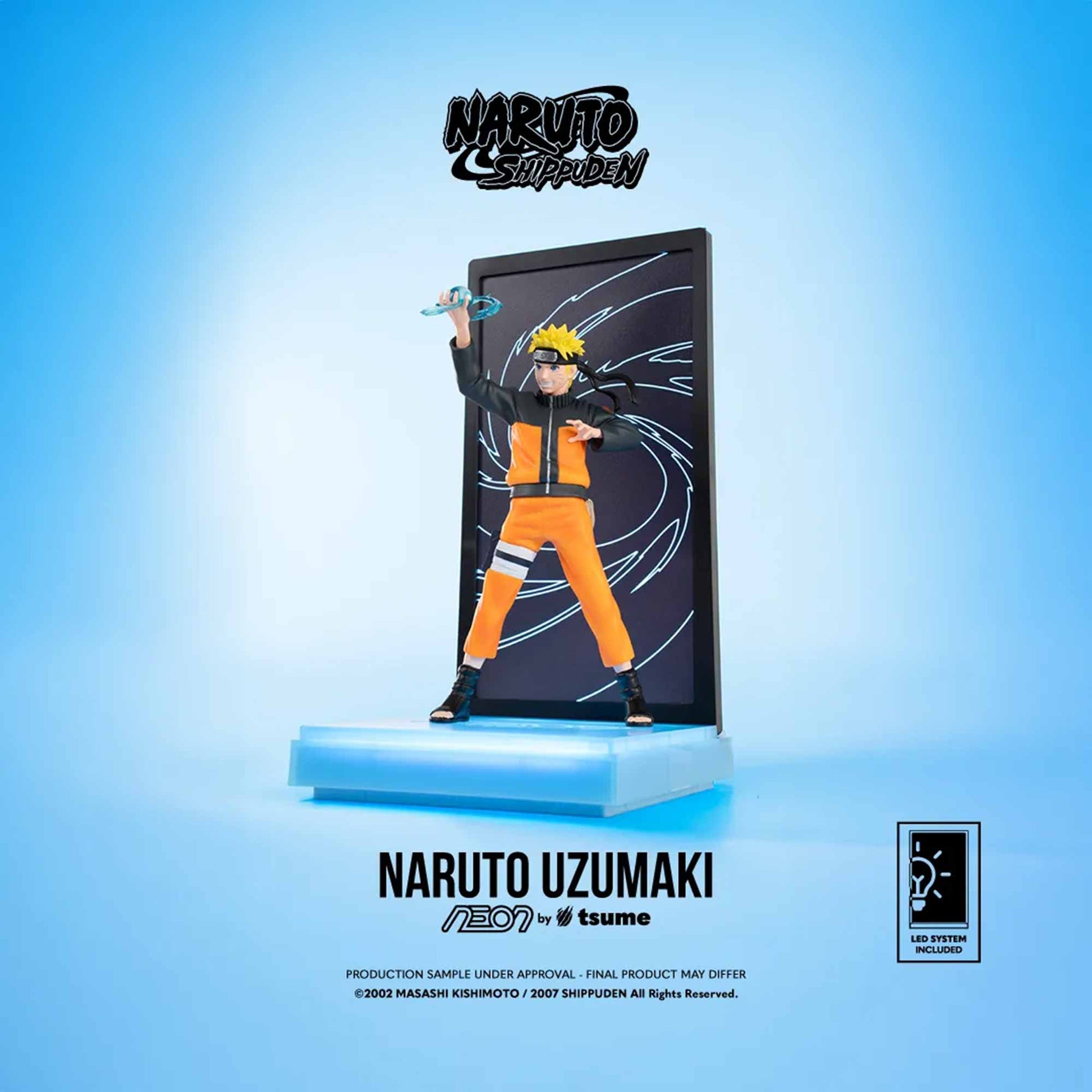 Naruto: Shippuden - Naruto Uzumaki -NEON Figur - Deko-Leuchte - 25 cm