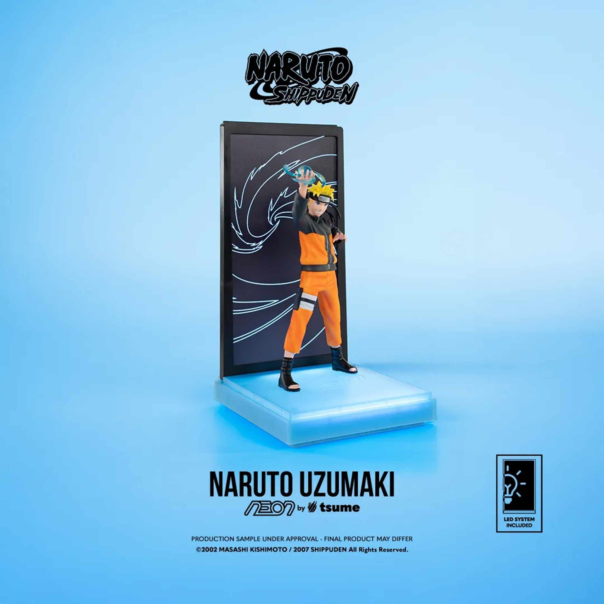 Naruto: Shippuden - Naruto Uzumaki -NEON Figur - Deko-Leuchte - 25 cm