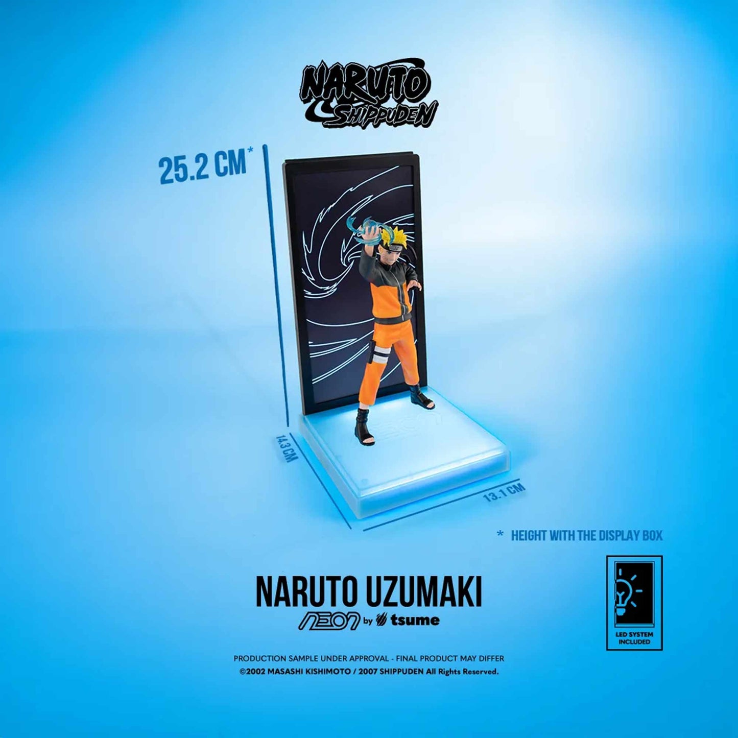 Naruto: Shippuden - Naruto Uzumaki -NEON Figur - Deko-Leuchte - 25 cm