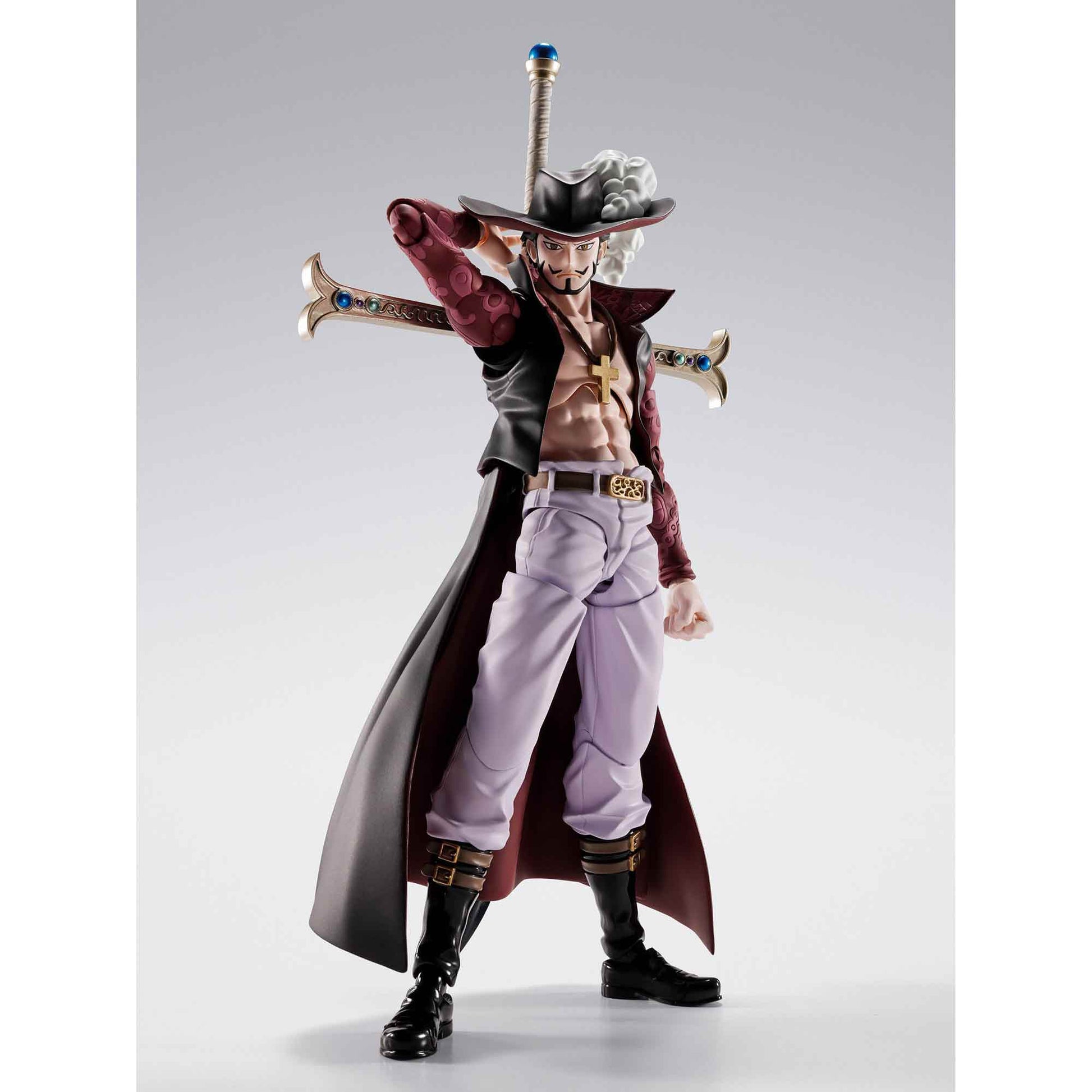 One Piece: Dracule Mihawk Hawkeye - S.H. Figuarts - Actionfigur - 17 cm