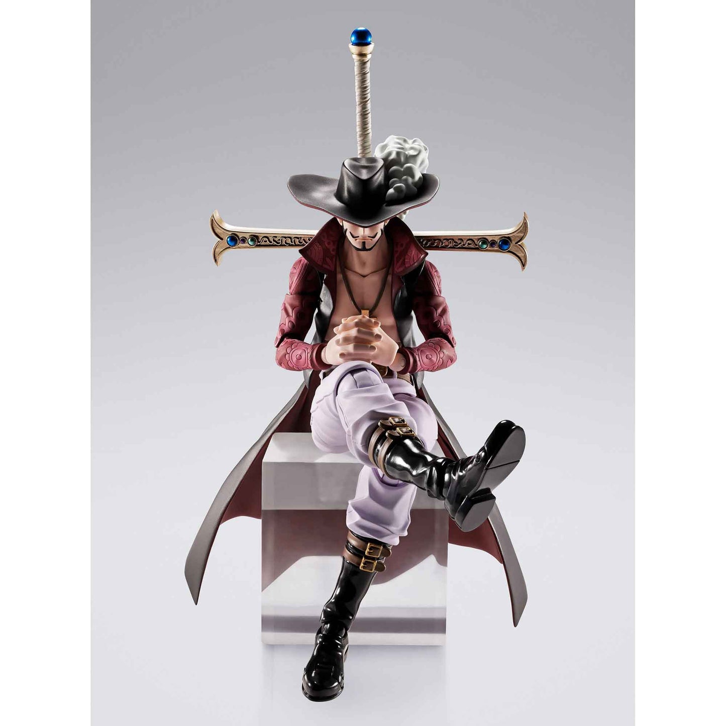One Piece: Dracule Mihawk Hawkeye - S.H. Figuarts - Actionfigur - 17 cm