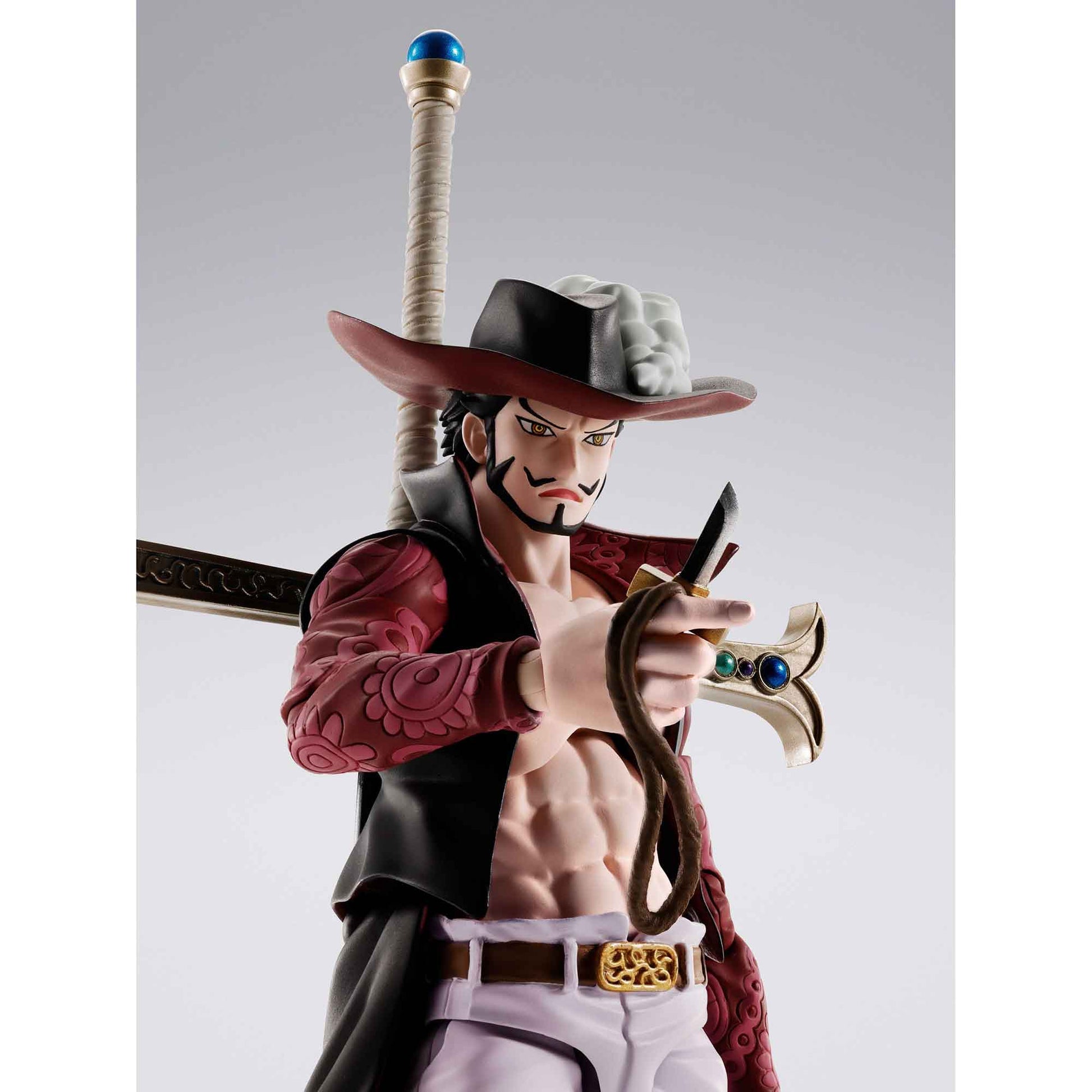 One Piece: Dracule Mihawk Hawkeye - S.H. Figuarts - Actionfigur - 17 cm