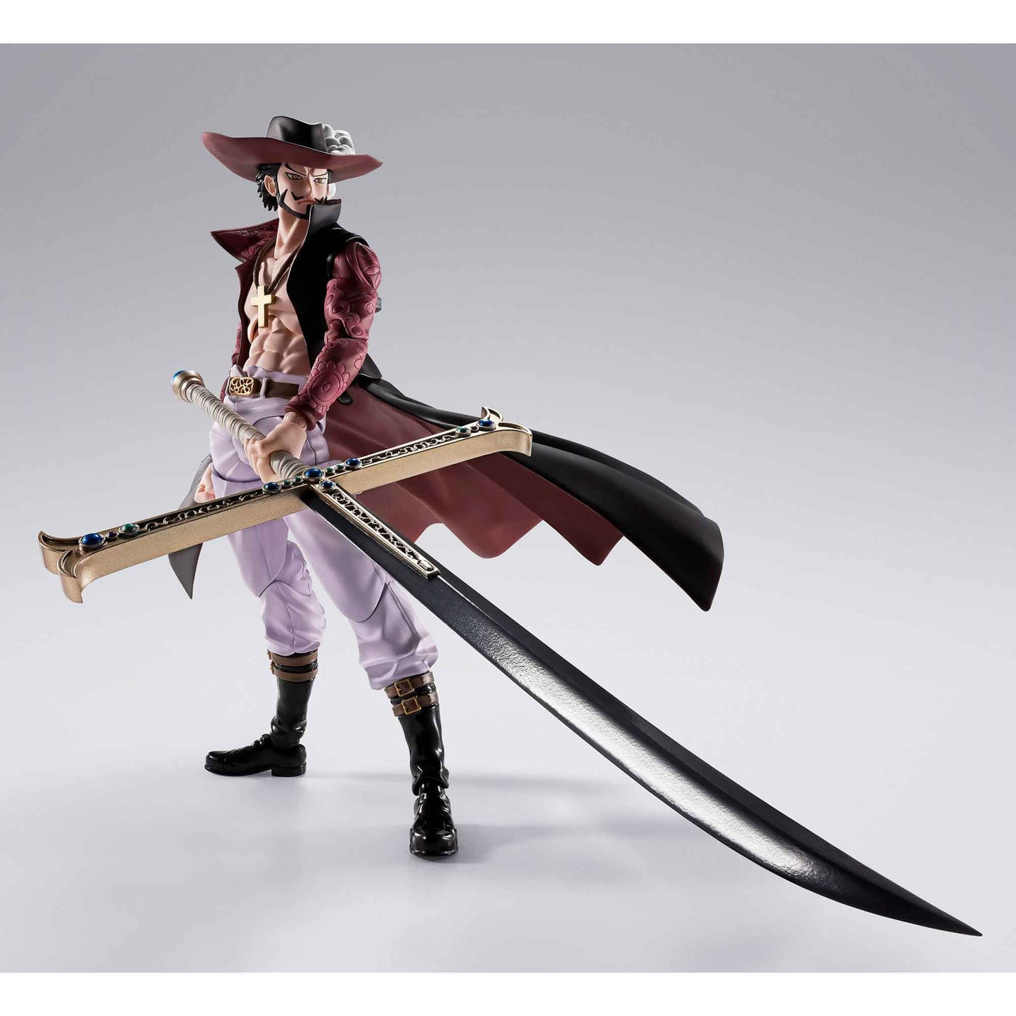 One Piece: Dracule Mihawk Hawkeye - S.H. Figuarts - Actionfigur - 17 cm