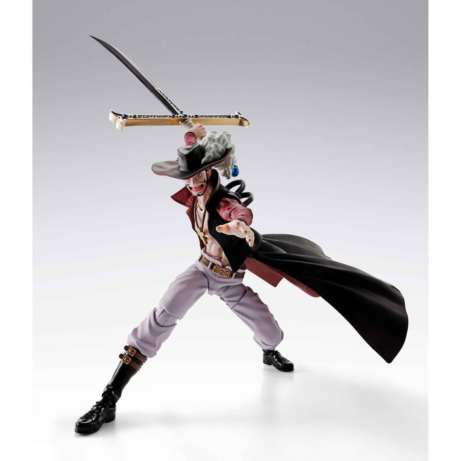 One Piece: Dracule Mihawk Hawkeye - S.H. Figuarts - Actionfigur - 17 cm