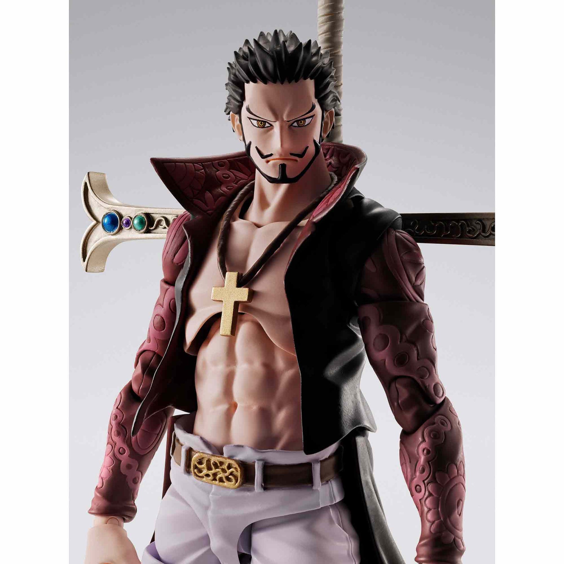 One Piece: Dracule Mihawk Hawkeye - S.H. Figuarts - Actionfigur - 17 cm