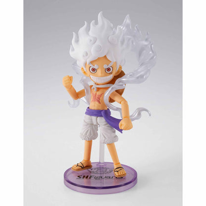 One Piece: Monkey D. Luffy (Gear 5 Ver.) - World Collectable & S.H. Figuarts - Exclusive Actionfigur - 8 cm