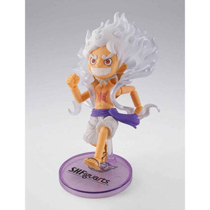 One Piece: Monkey D. Luffy (Gear 5 Ver.) - World Collectable & S.H. Figuarts - Exclusive Actionfigur - 8 cm