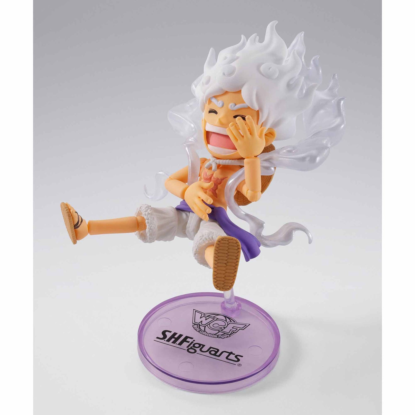 One Piece: Monkey D. Luffy (Gear 5 Ver.) - World Collectable & S.H. Figuarts - Exclusive Actionfigur - 8 cm