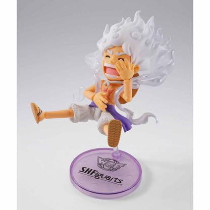 One Piece: Monkey D. Luffy (Gear 5 Ver.) - World Collectable & S.H. Figuarts - Exclusive Actionfigur - 8 cm