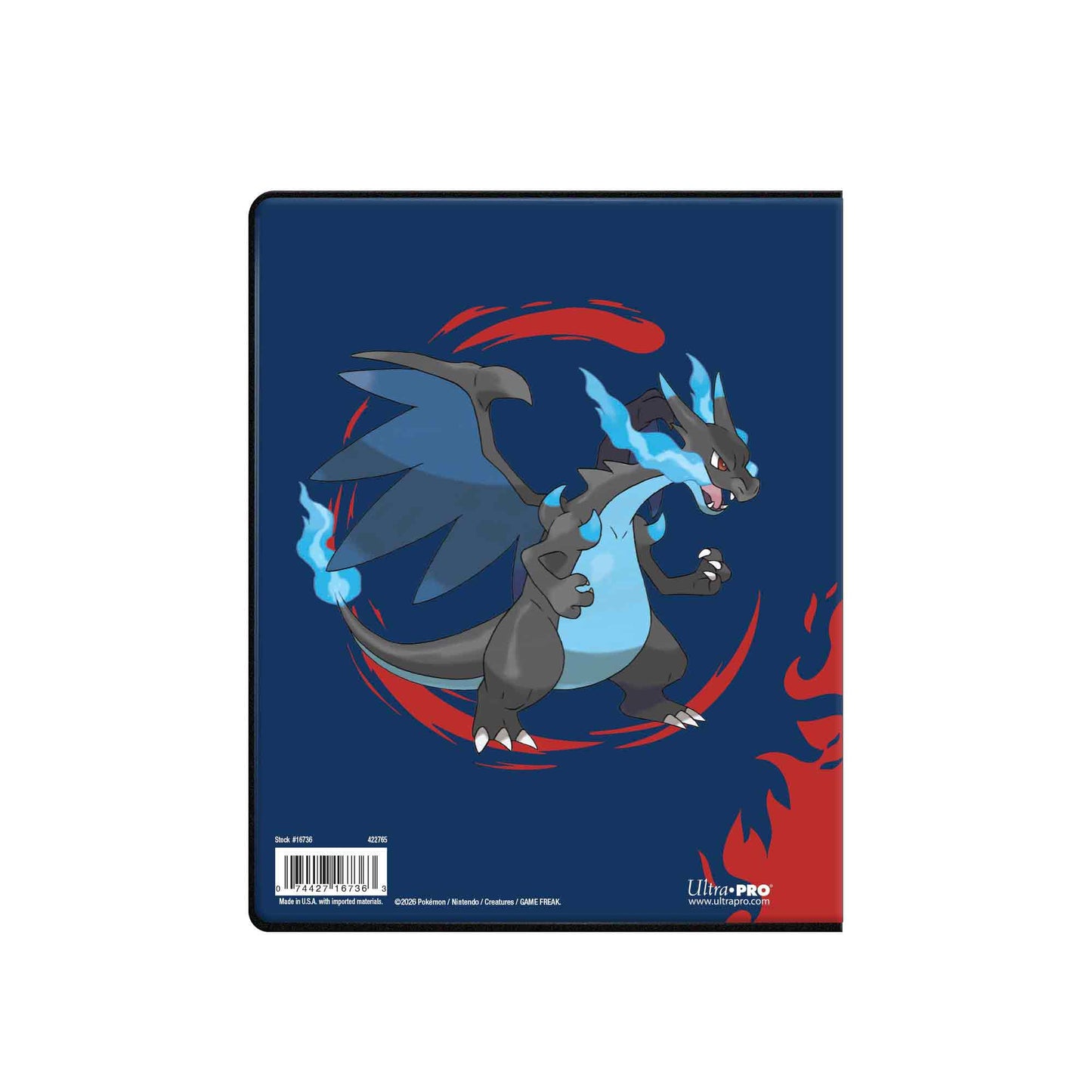 Pokémon: Mega-Charizard X und Mega-Charizard Y - TCG 4-Fächer-Portfolio