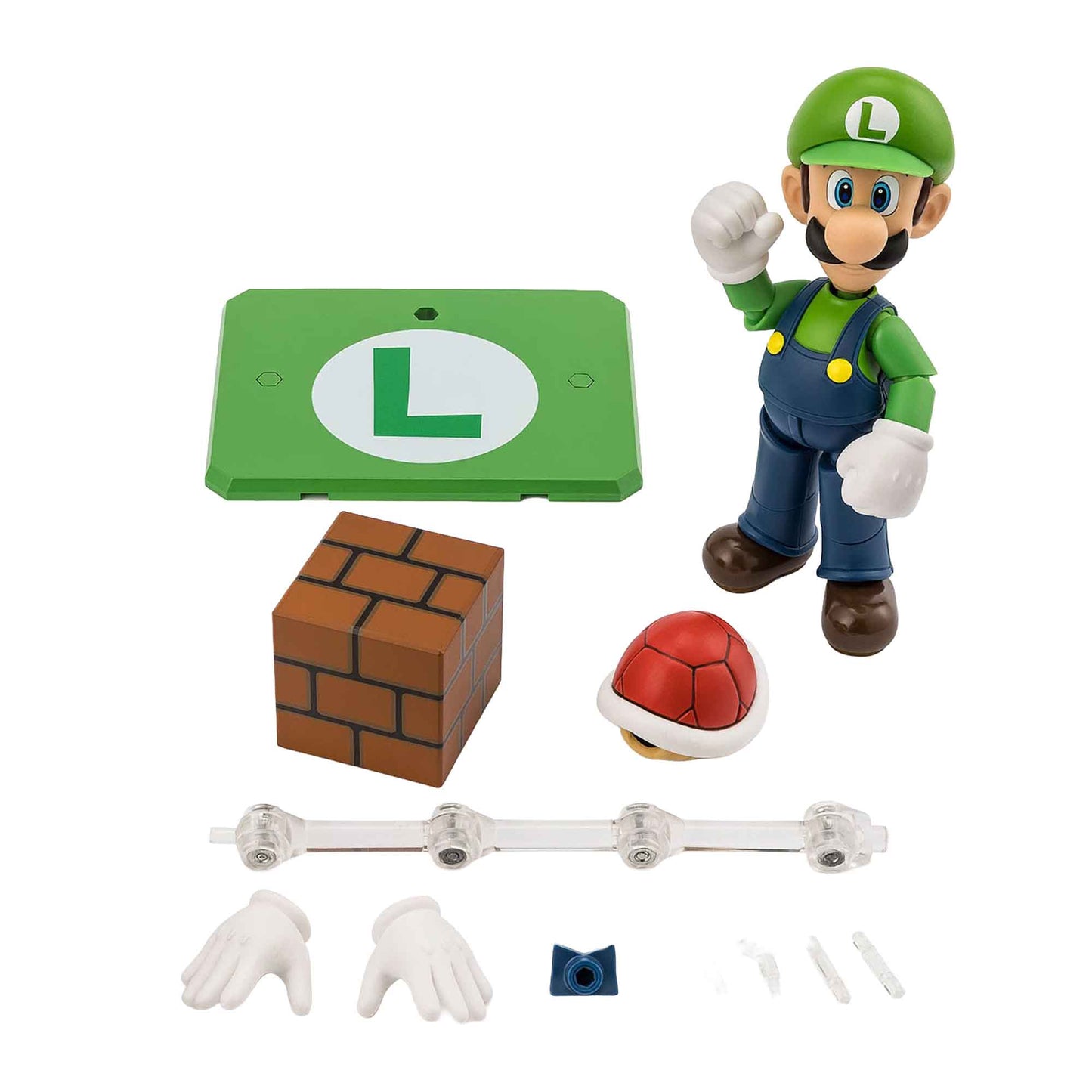 Super Mario: Luigi - S.H. Figuarts - Actionfigur - 11 cm
