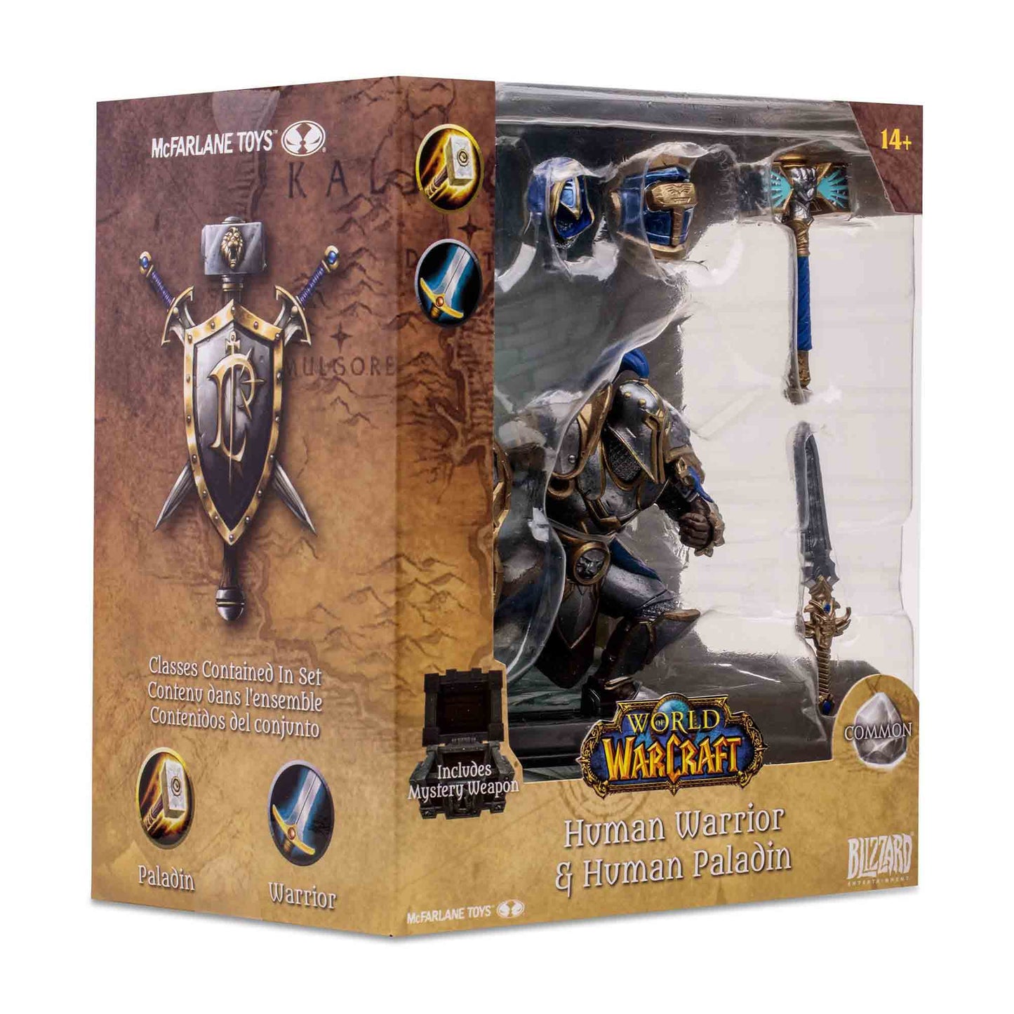 World of Warcraft: Human Warrior / Paladin - Figur 1/12 - 15 cm
