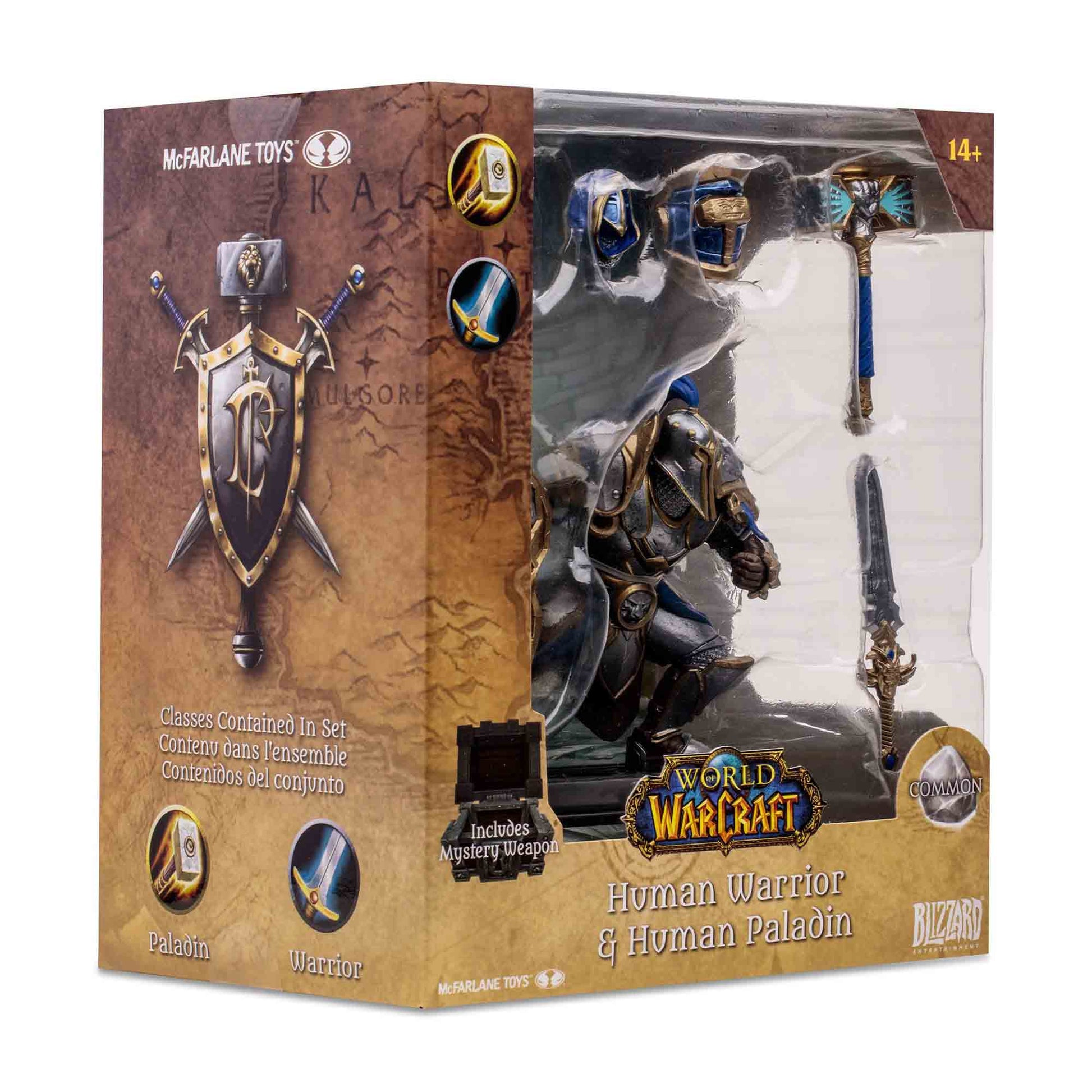 World of Warcraft: Human Warrior / Paladin - Figur 1/12 - 15 cm