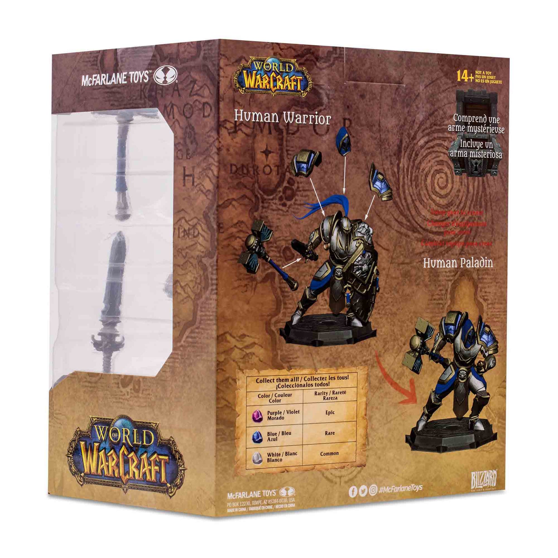 World of Warcraft: Human Warrior / Paladin - Figur 1/12 - 15 cm