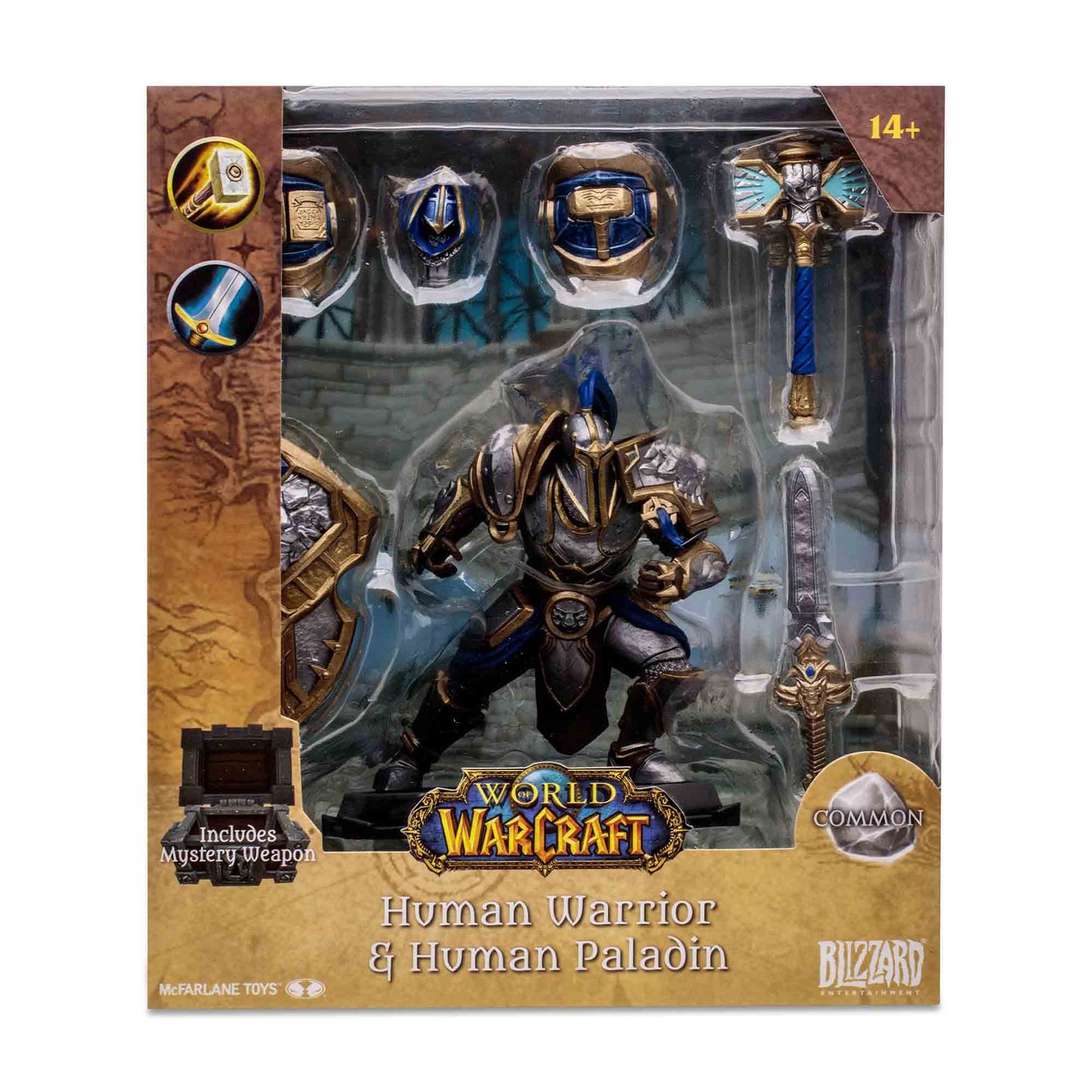 World of Warcraft: Human Warrior / Paladin - Figur 1/12 - 15 cm