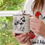 Micky Maus (Mickey Mouse): Tasse / Kaffeetasse weiss - Steamboat Willie