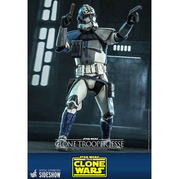 Hot Toys: Star Wars - The Clone Wars - Clone Trooper Jesse - Actionfigur 1/6 - 30 cm