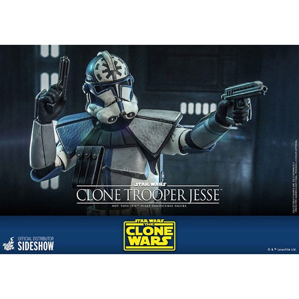 Hot Toys: Star Wars - The Clone Wars - Clone Trooper Jesse - Actionfigur 1/6 - 30 cm