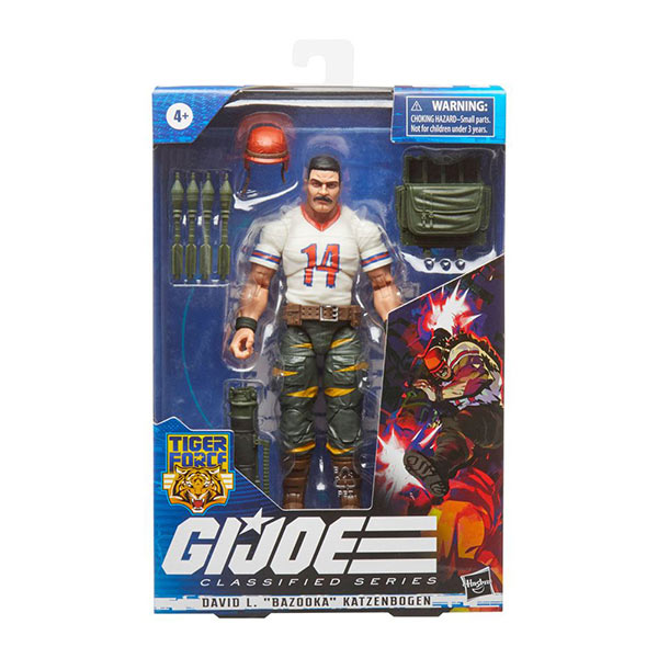 G.I. Joe: Classified Series - Tiger Force David L. Bazooka Katzenbogen -Actionfigur - F4756 - 15 cm