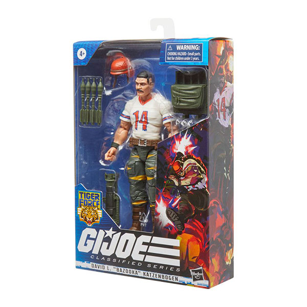 G.I. Joe: Classified Series - Tiger Force David L. Bazooka Katzenbogen -Actionfigur - F4756 - 15 cm