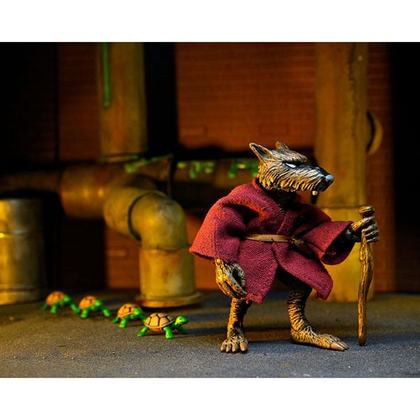 Teenage Mutant Ninja Turtles: (Mirage Comics) - Splinter - Actionfigur - 18 cm