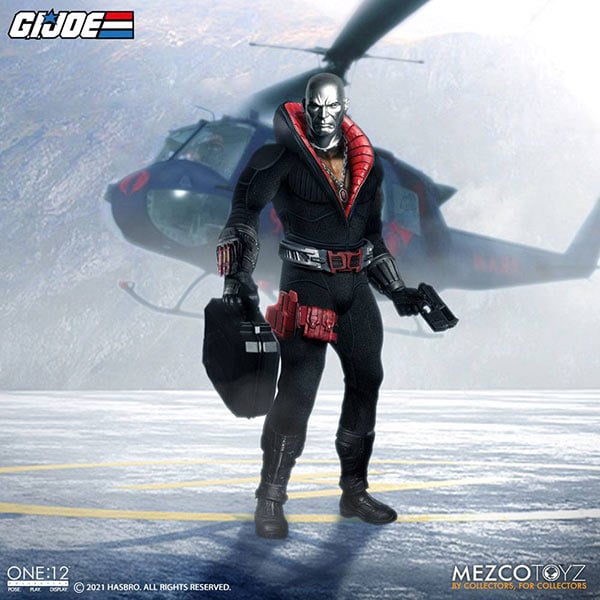 G.I. Joe: Destro - mit Leuchtfunktion - Actionfigur 1/12 - 17 cm