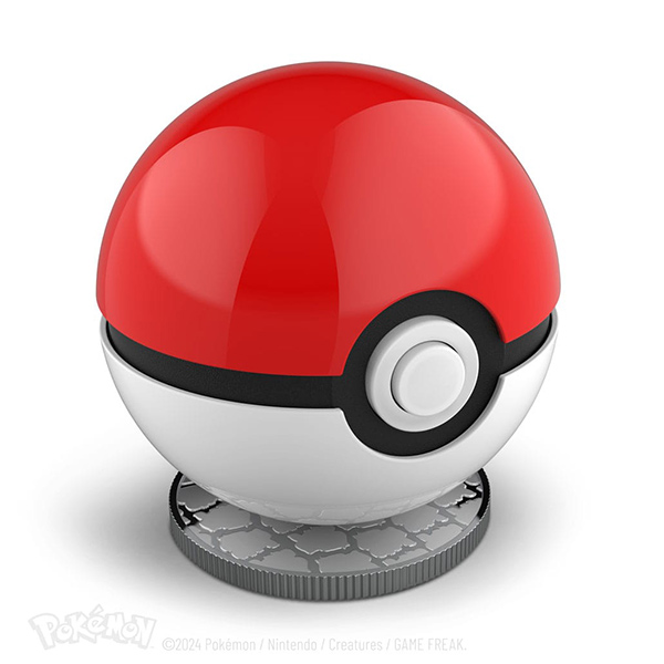 Pokémon: Elektronsicher Mini Pokéball - Diecast Replik