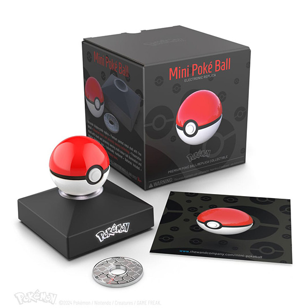 Pokémon: Elektronsicher Mini Pokéball - Diecast Replik