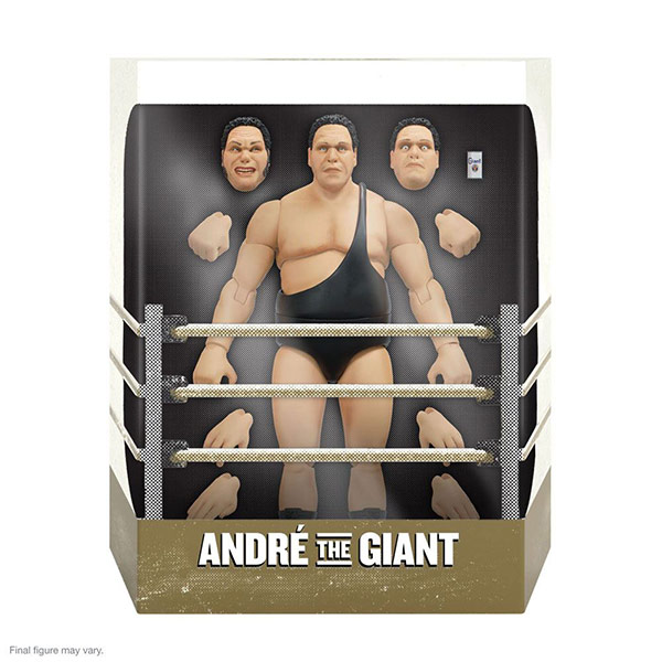 WWE WrestleMania: Andre The Giant (Black Singlet) - Ultimates Actionfigur - 20 cm