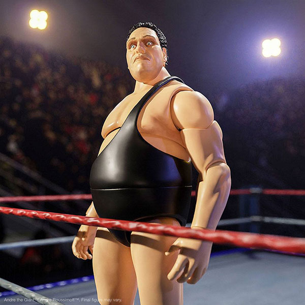 WWE WrestleMania: Andre The Giant (Black Singlet) - Ultimates Actionfigur - 20 cm