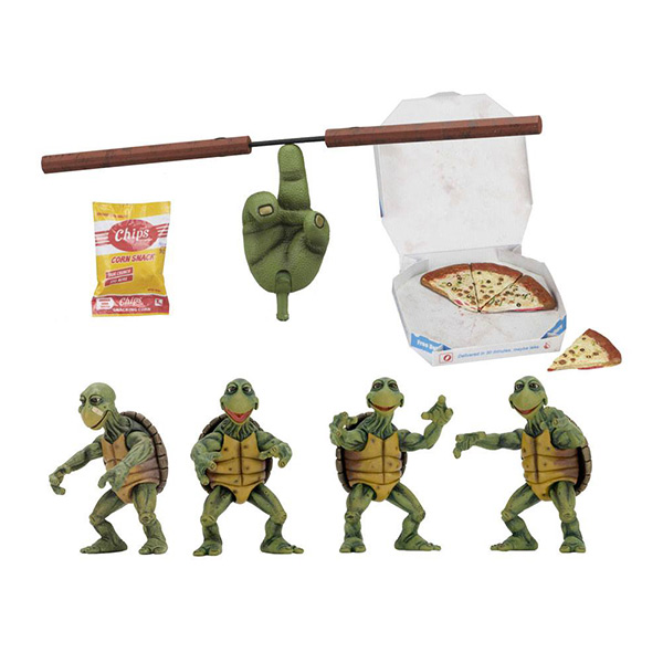 Teenage Mutant Ninja Turtles: (1990er Verfilmung) - Baby Turtles - Actionfiguren 4er-Pack - 10 cm