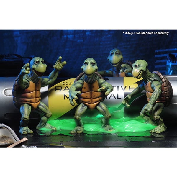 Teenage Mutant Ninja Turtles: (1990er Verfilmung) - Baby Turtles - Actionfiguren 4er-Pack - 10 cm