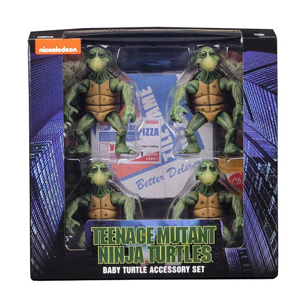 Teenage Mutant Ninja Turtles: (1990er Verfilmung) - Baby Turtles - Actionfiguren 4er-Pack - 10 cm
