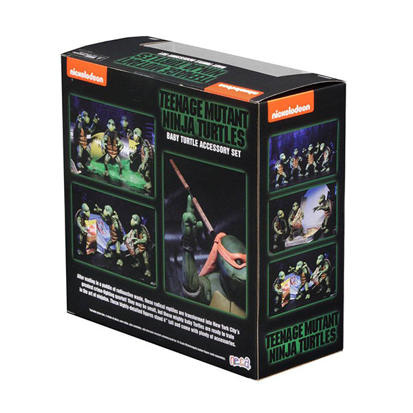 Teenage Mutant Ninja Turtles: (1990er Verfilmung) - Baby Turtles - Actionfiguren 4er-Pack - 10 cm