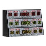 Back to the Future: 3D Time Display - Wandleuchte / Deko-Leuchte