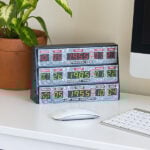 Back to the Future: 3D Time Display - Wandleuchte / Deko-Leuchte