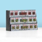 Back to the Future: 3D Time Display - Wandleuchte / Deko-Leuchte