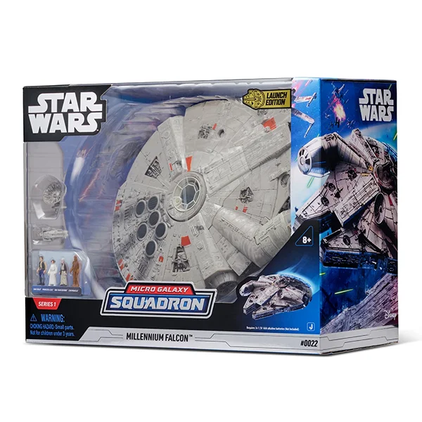 Star Wars: Micro Galaxy Squadron - Millenium Falcon mit 4 Micro Figure
