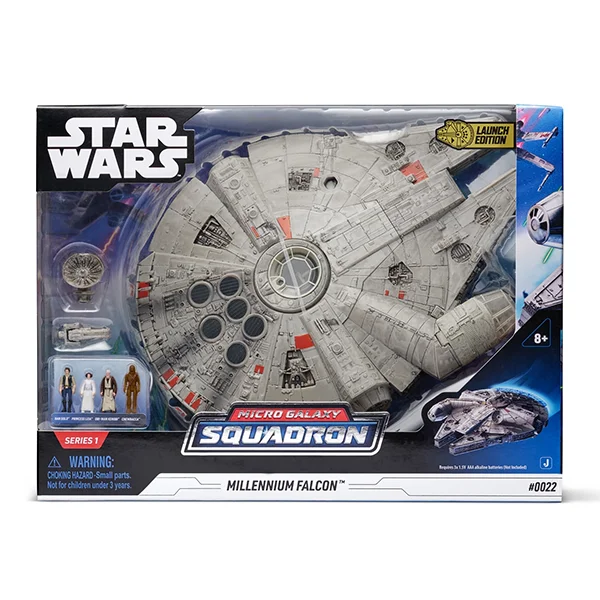Star Wars: Micro Galaxy Squadron - Millenium Falcon mit 4 Micro Figure