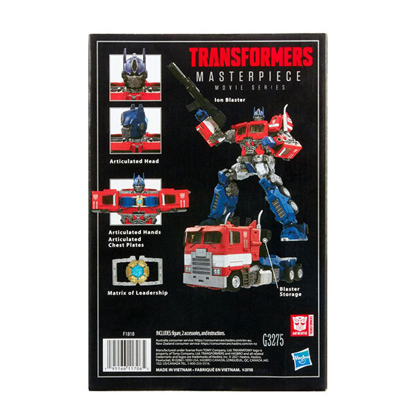 Transformers: Bumblebee - Masterpiece Movie Series - MPM-12 Optimus Prime - Actionfigur - F1818 - 28 cm