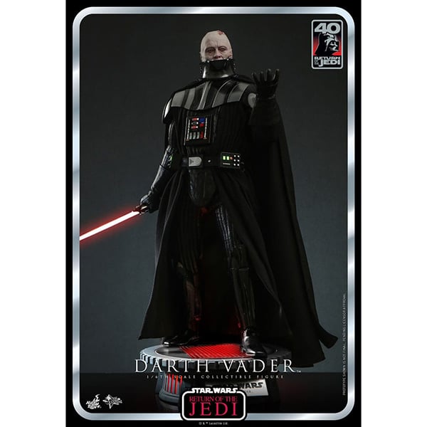 Hot Toys: Star Wars – Episode VI - Darth Vader (40th Anniversary) - Actionfigur 1/6 - 35 cm