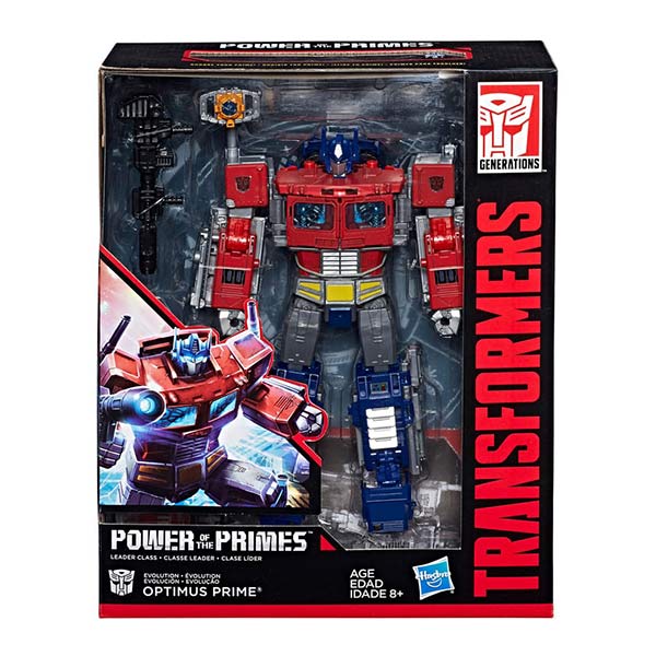 Transformers: Generations Power of the Primes Leader Class - Evolution Optimus Prime - Actionfigur - E1147 - 22 cm