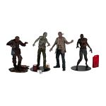 The Walking Dead: Walkers - 4er-Pack Actionfiguren - 13 cm