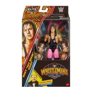 WWE Wrestling: Bret Hart - BAF - Elite Collection Actionfigur - 15 cm