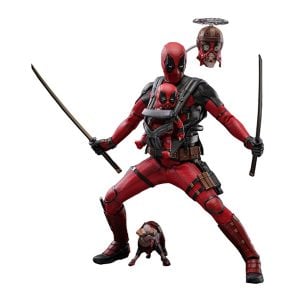 Hot Toys: Deadpool & Wolverine - Deadpool - Movie Masterpiece - Actionfigur 1/6 - 31 cm