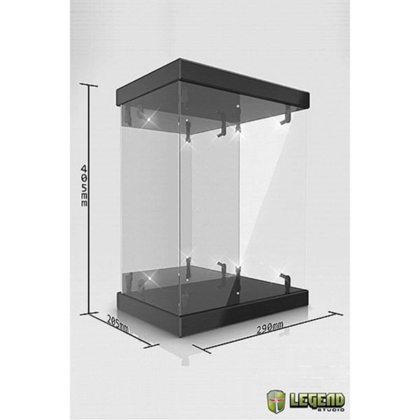 Display: Legend Studio Master Light House - Premium Acryl Display Case mit Beleuchtung (schwarz) - für Actionfiguren 1/6