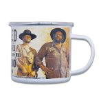 Bud Spencer & Terence Hill: Emaille Tasse / Kaffeetasse - Wanted