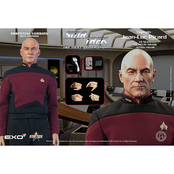 Star Trek: The Next Generation - Captain Jean-Luc Picard (Essential Duty Uniform) - Actionfigur 1/6 - 30 cm